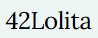 42Lolita logo