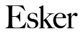 Esker Beauty logo