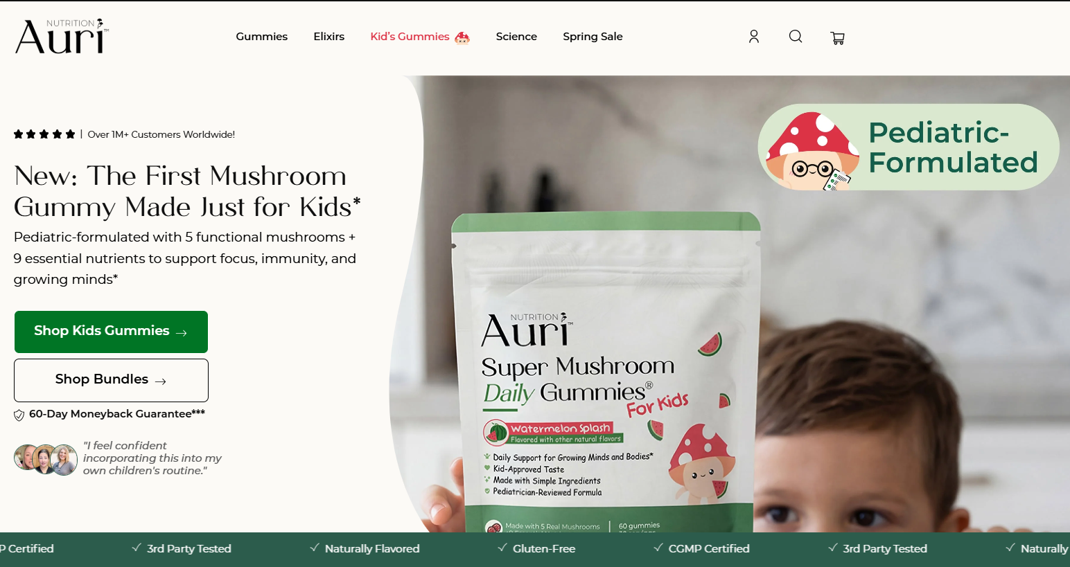 Auri Mushroom Gummies Review 2026 – 10-Plex Functional Mushroom Supplement