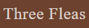 Three Fleas logo